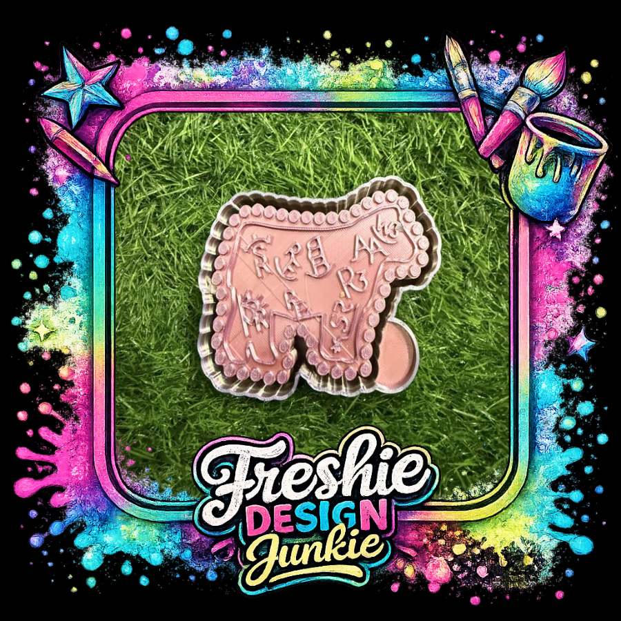Branded cow