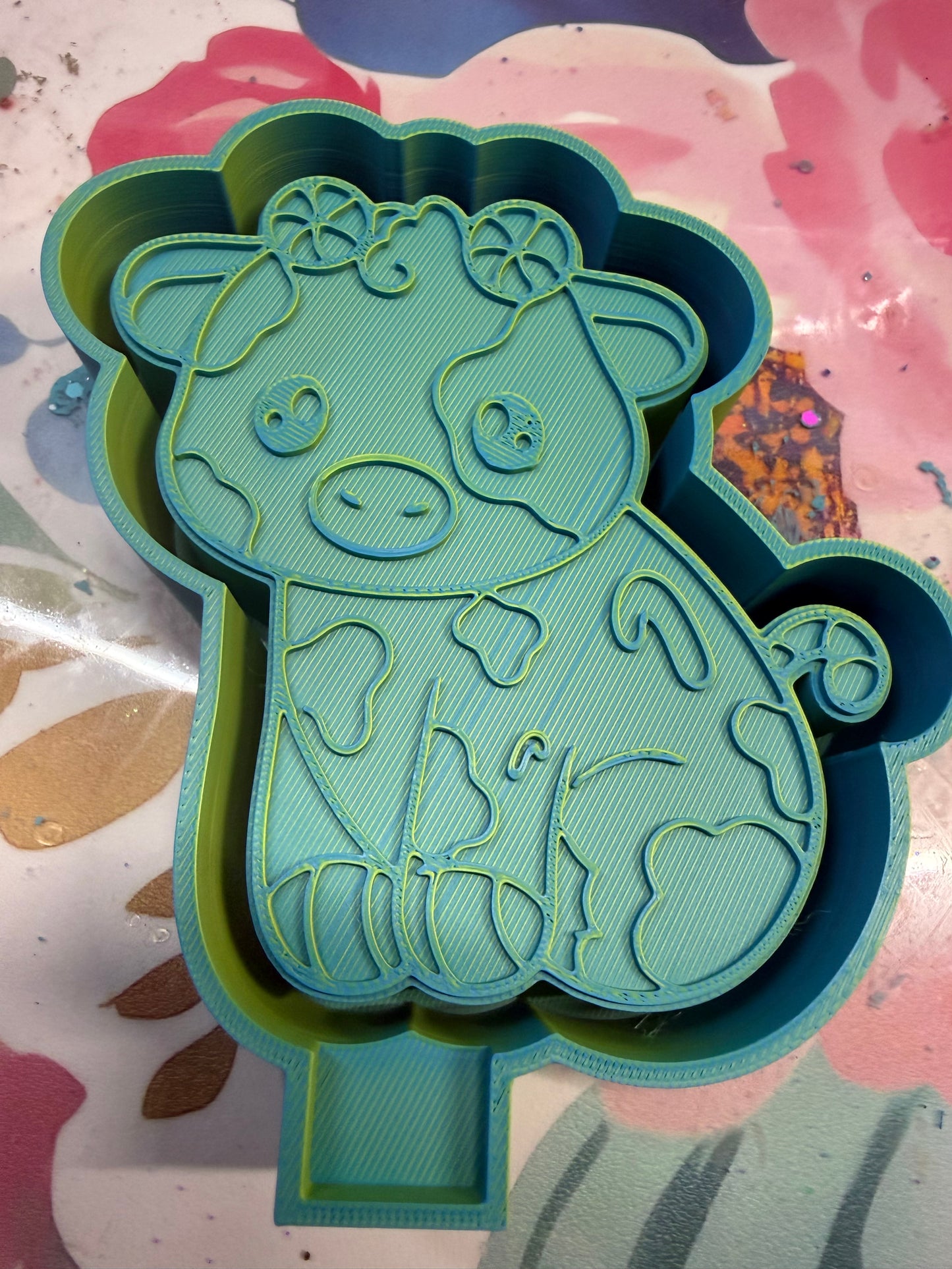 Candy cane cow
