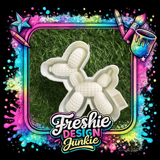 3d knitted balloon dog